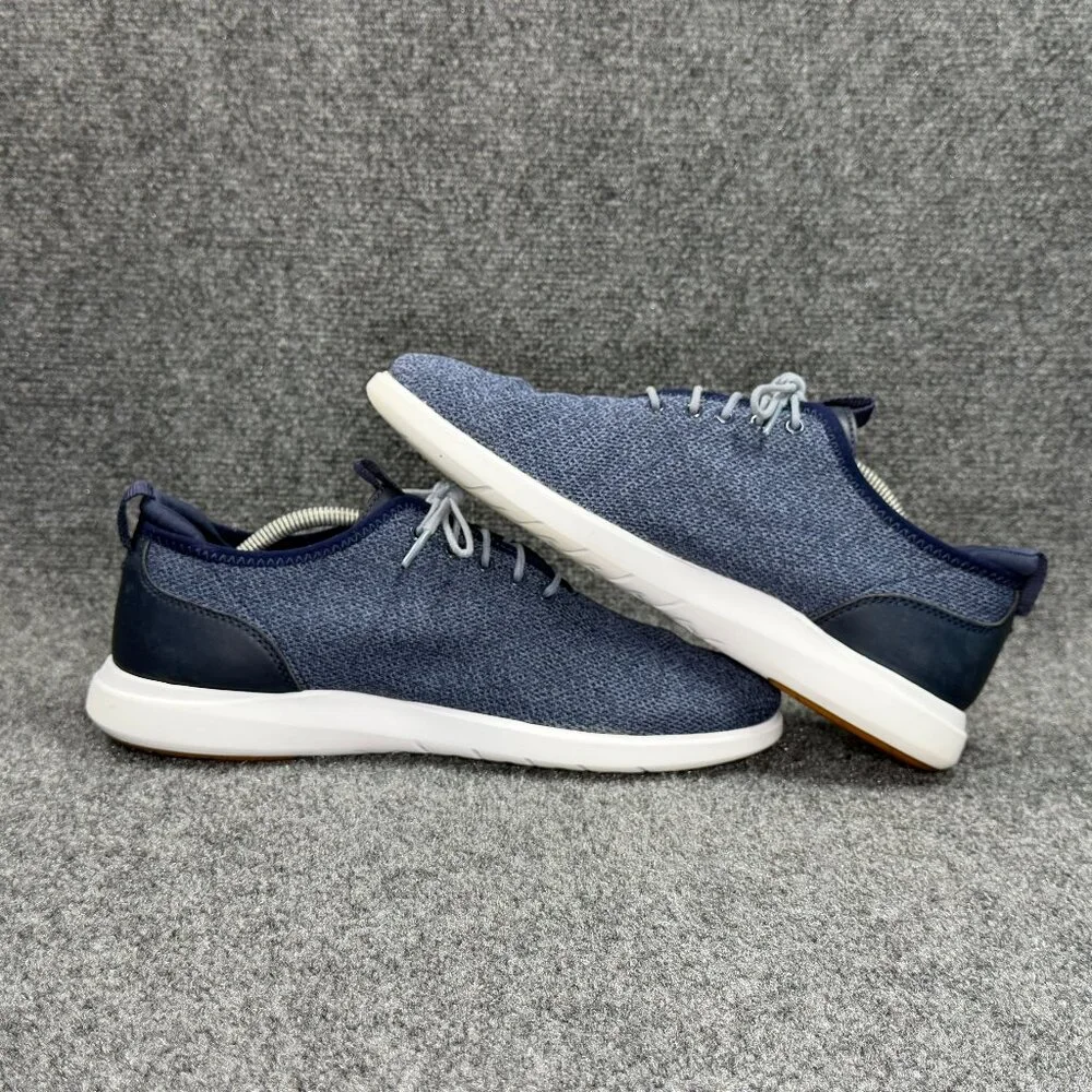 Cole Haan Grand Pluss Essex Distance Knit Oxford Men Size 10.5 Blue Shoe Sneaker